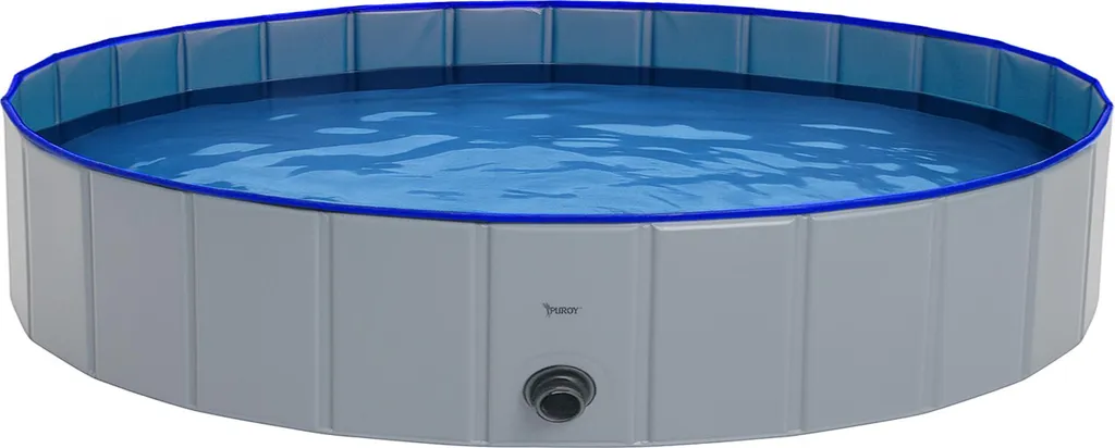 Piscine pour chiens Aga 160x30 cm anti-griffures pour grand chien