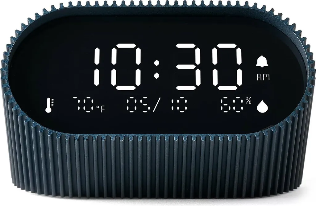 Réveil Lexon Ray Clock Bleu Océan avec Intensité Lumineuse Réglable