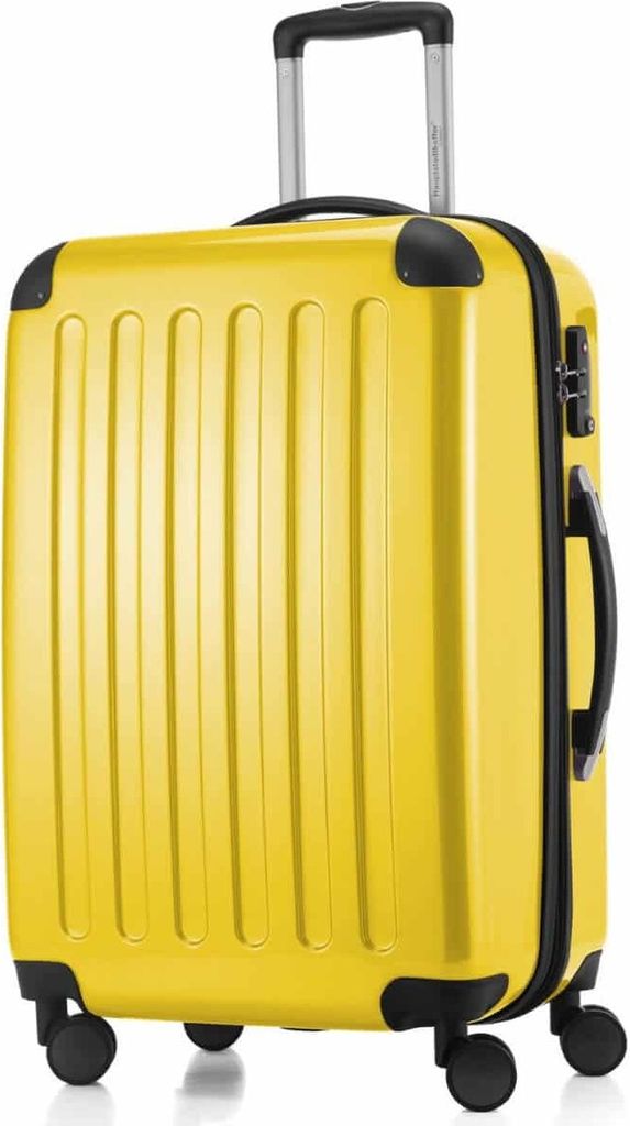 HAUPTSTADTKOFFER - Alex - Hartschalen-Koffer mit Erweiterung Reisekoffer Hardcase Check-In Luggage 15-20 kg, expandable Trolley glossy 65 cm, 74 L,...