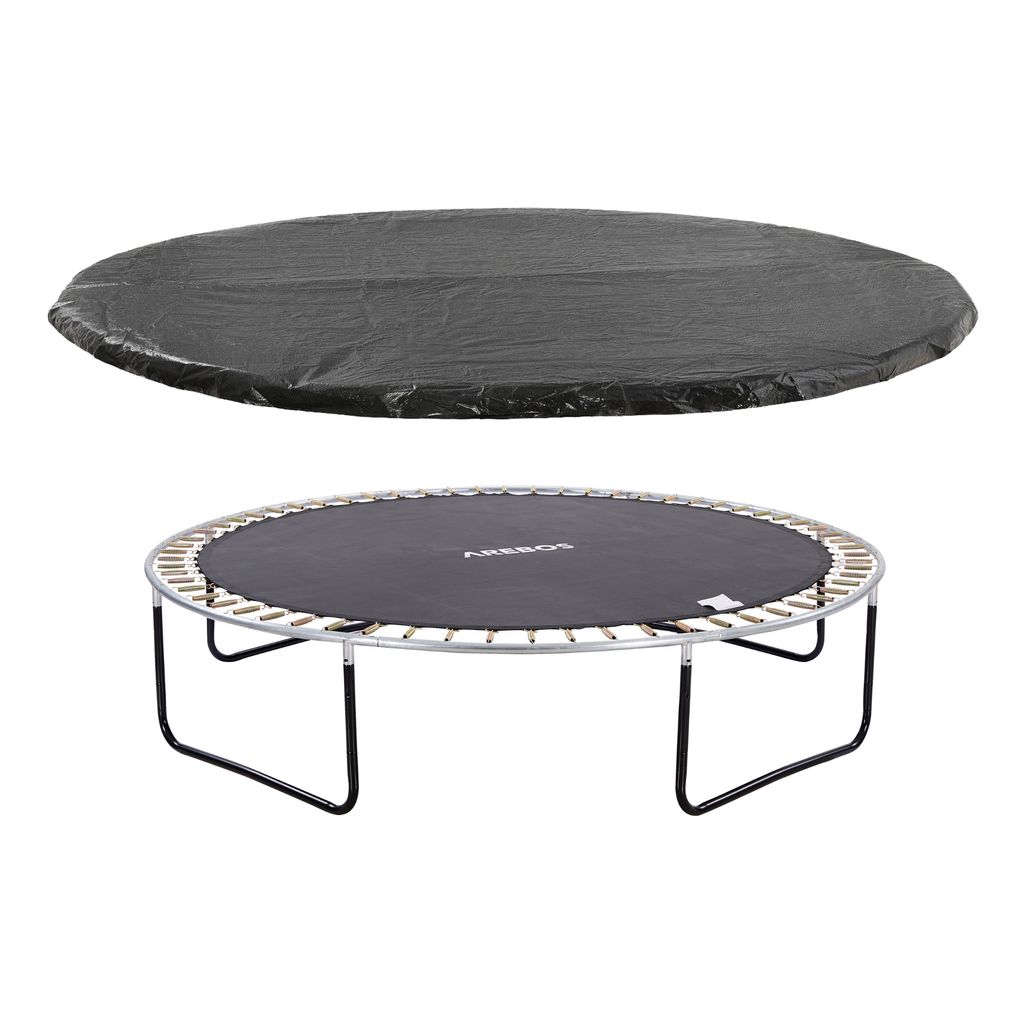 Pokrowiec na trampolinę AREBOS Ø244 cm czarny | Odporny na Zdjęcie produktu 