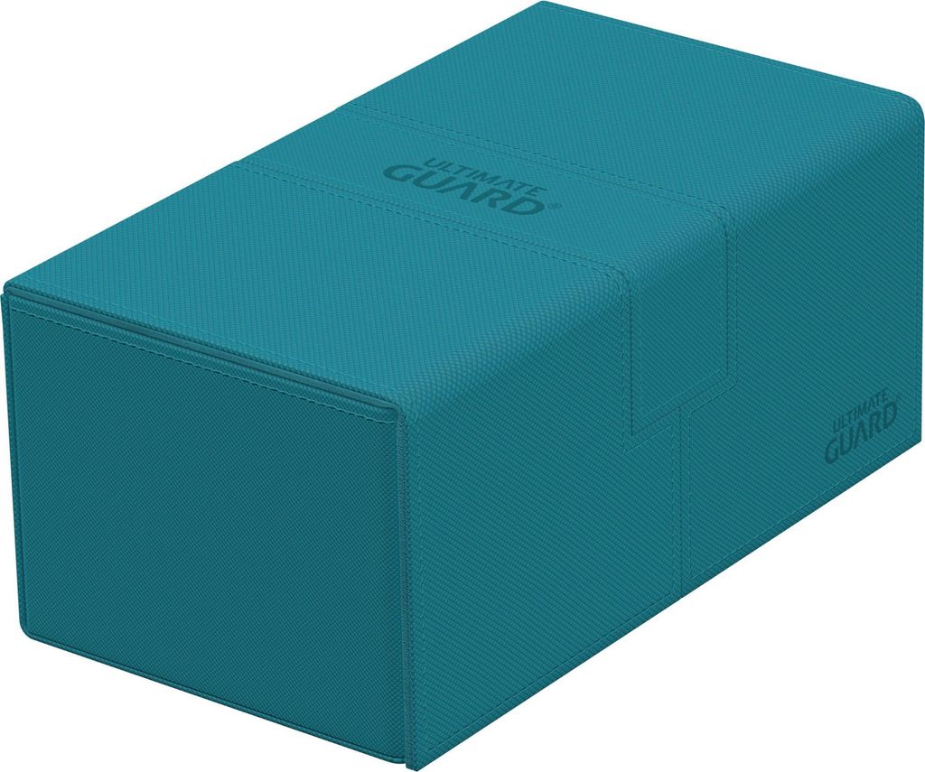 Ultimate Guard Twin Flip`n`Tray 200+ XenoSkin Monocolor Petrolblau