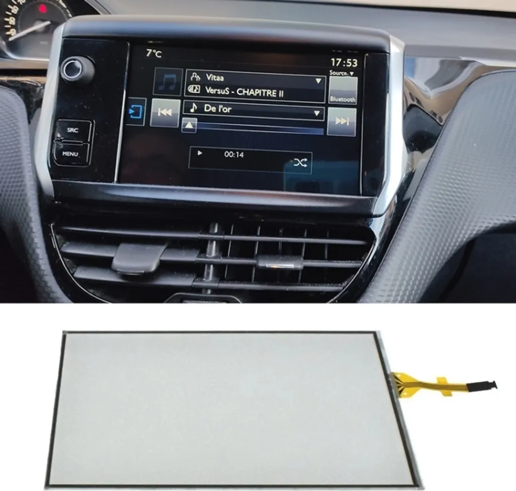 Touch Screen Peugeot 208 2008 308 Citroen C5 LAM070G004A Digitizer