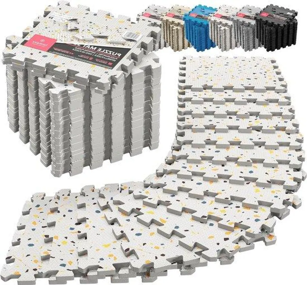 Tapis fitness EVA amortissant et antidérapant pour sport intensif