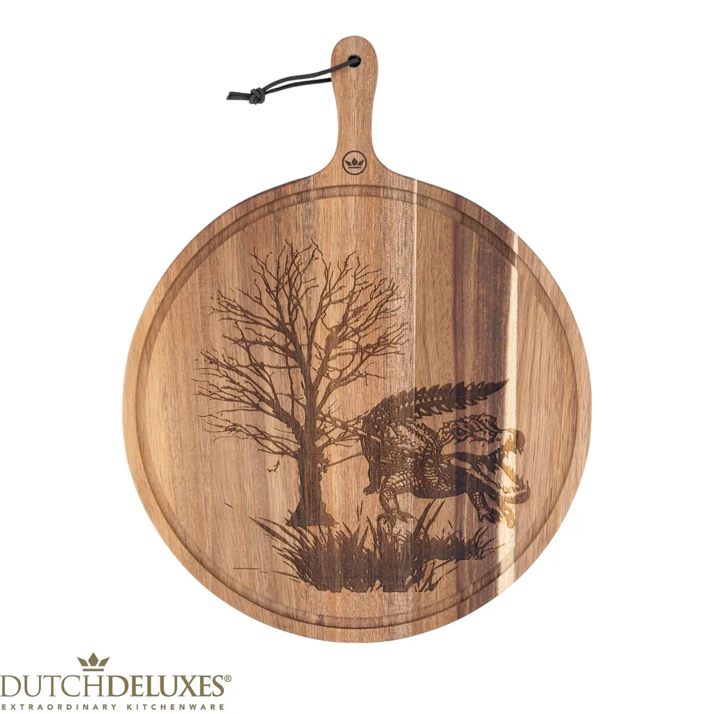 Tagliere Dutchdeluxes Tattooboard Acacia Earth - Tavola Portata Chic
