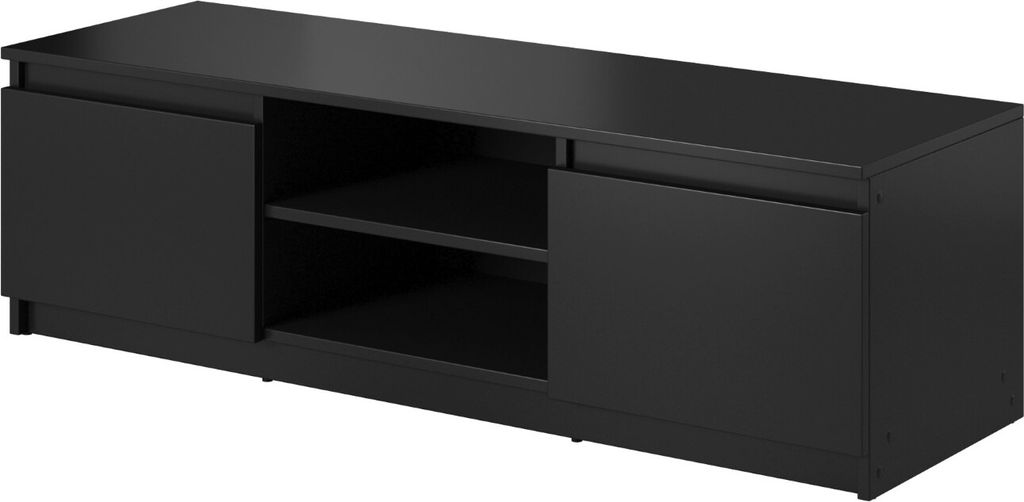 MINIO TV-Schrank DIDI 120 cm ohne LED-Beleuchtung - Schwarz Produktbild 