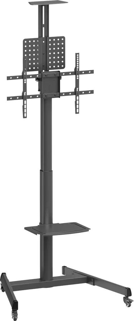 Support TV Mobile sur Roulettes pour Moniteur 37 à 70 Pouces Inclinable