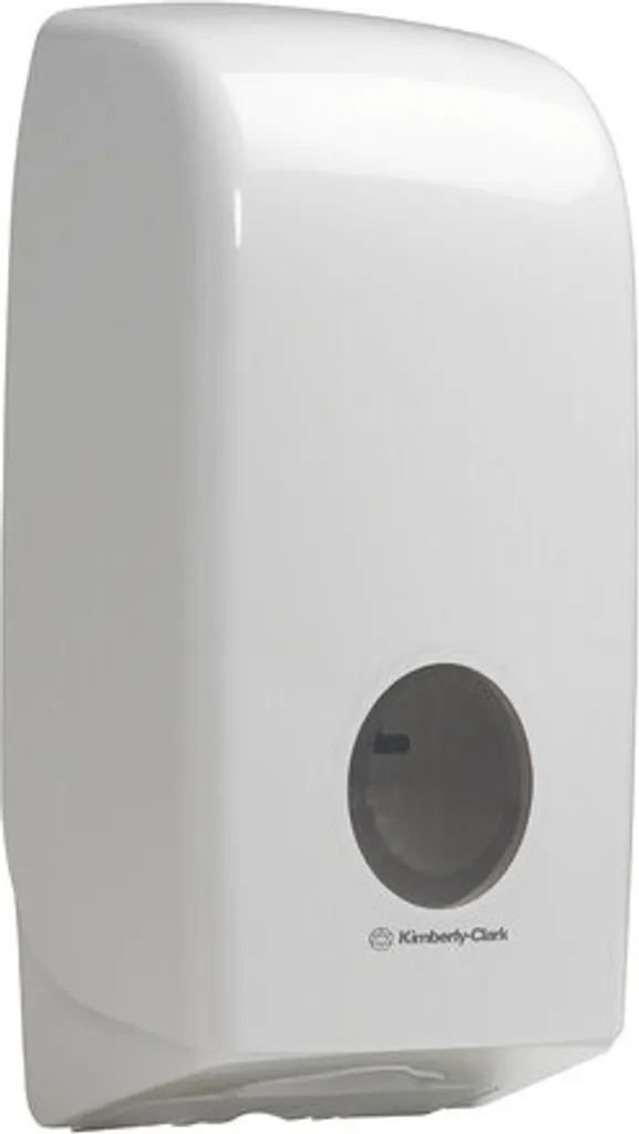 Distributeur de Papier Toilette Interfolié Mural Blanc pour Entreprises