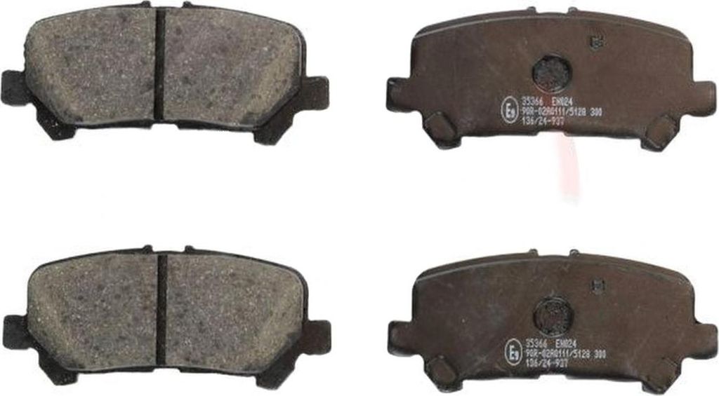 Bremsbelagsatz mit akustischer Verschleißwarnung 17,4 mm A.B.S. für TOYOTA HIACE