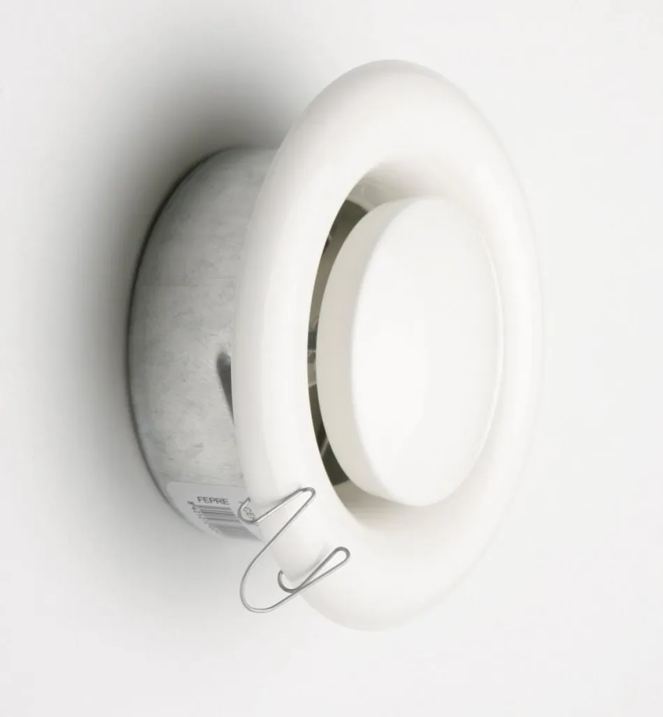 Bocchetta Aerazione Tonda Acciaio Bianco 13,9 cm | Offerta Online