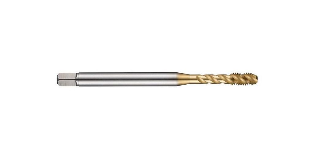 Maschinengewindebohrer DIN 371C EX00TIN M8x1.25mm HSS-E-PM TiN 2,5XD 6H