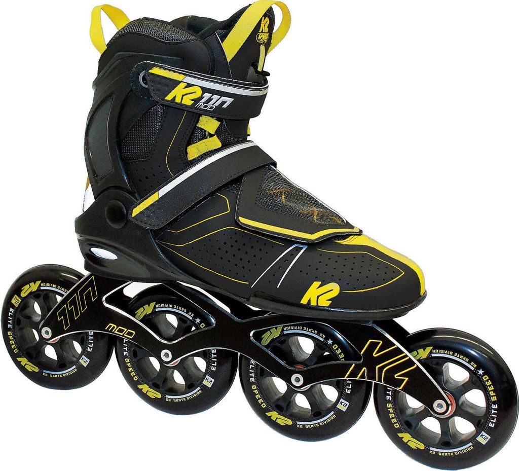 K2 MOD 110, Unisex, Größe: 43,5 Farbe: Schwarz/Gelb