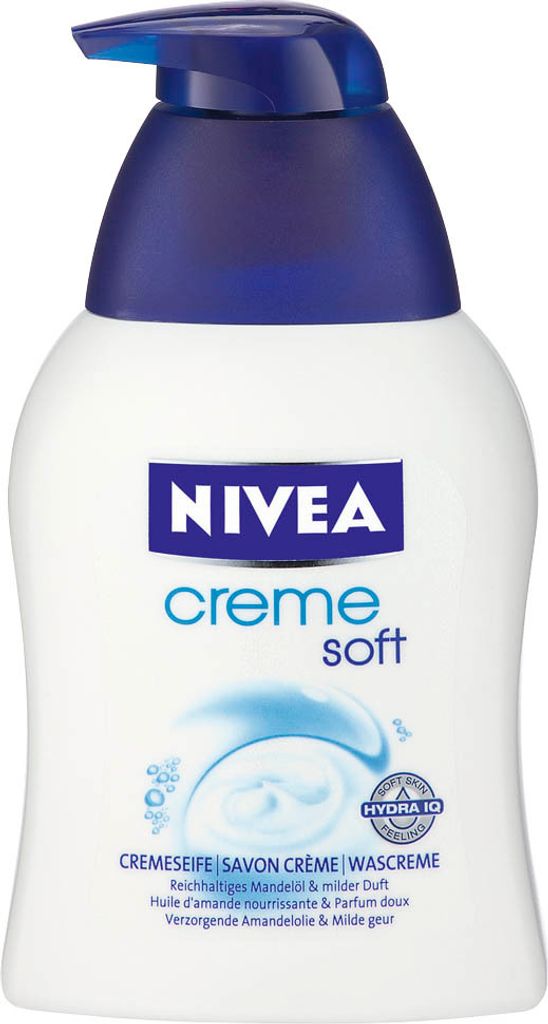 Nivea Flüssigseife Cremeseife Soft Pflegeseife ohne Alkohol Produktbild 