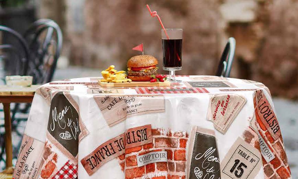 PVC Tischdecke Signs Wachstuch Eckig Breite & Länge wählbar abwaschbare Tischdecke, Größe:120 x 160 cm