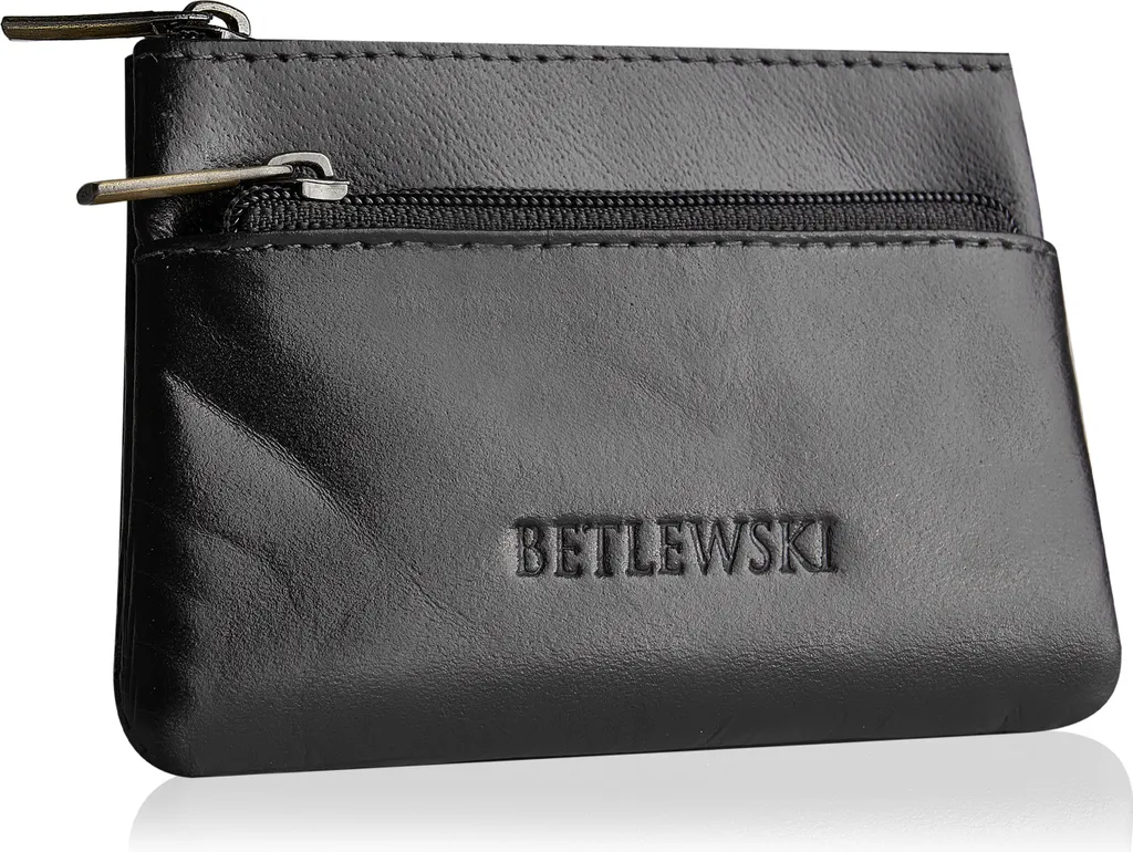 Betlewski Borsa Ufficio Pelle Nera BESABF18CZARNY57737 - Offerta Online