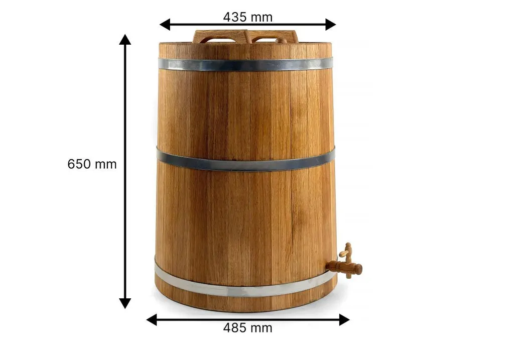 Fût de chêne 80 litres contre l'oxydation pour préserver le goût