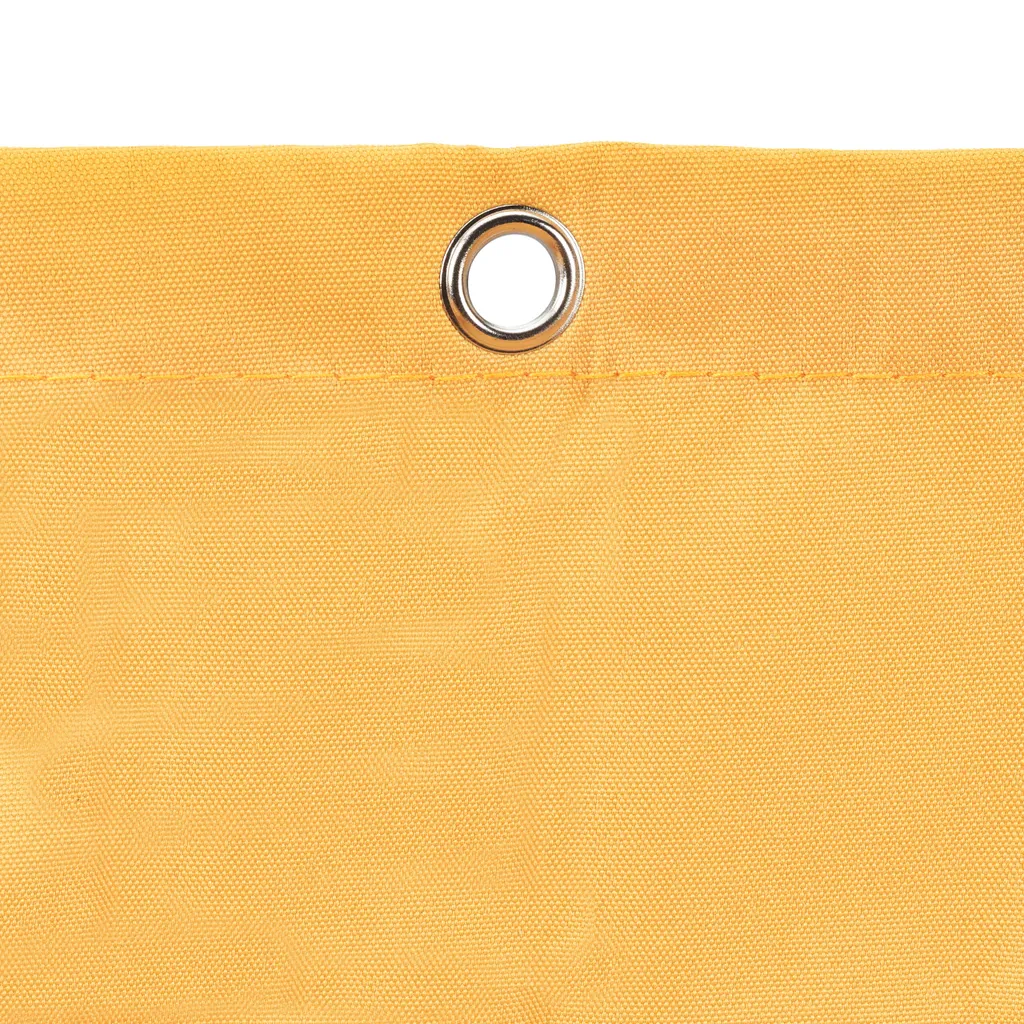 Voile solaire rectangulaire jaune anti-UV avec oeillets de fixation - 7