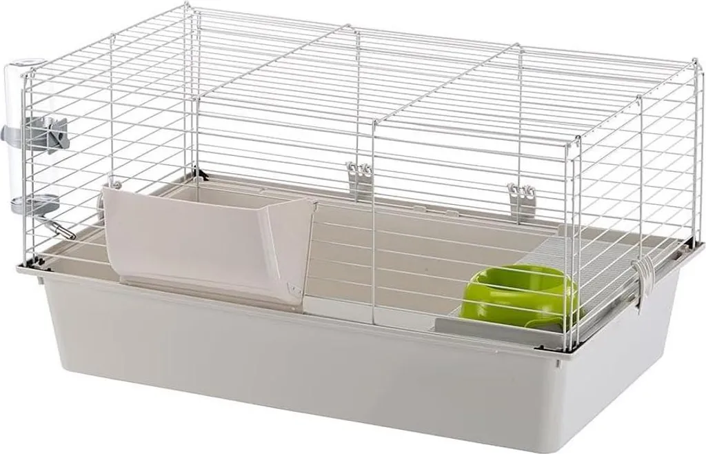 Cage pour cochon d'Inde intérieure spacieuse et facile à laver
