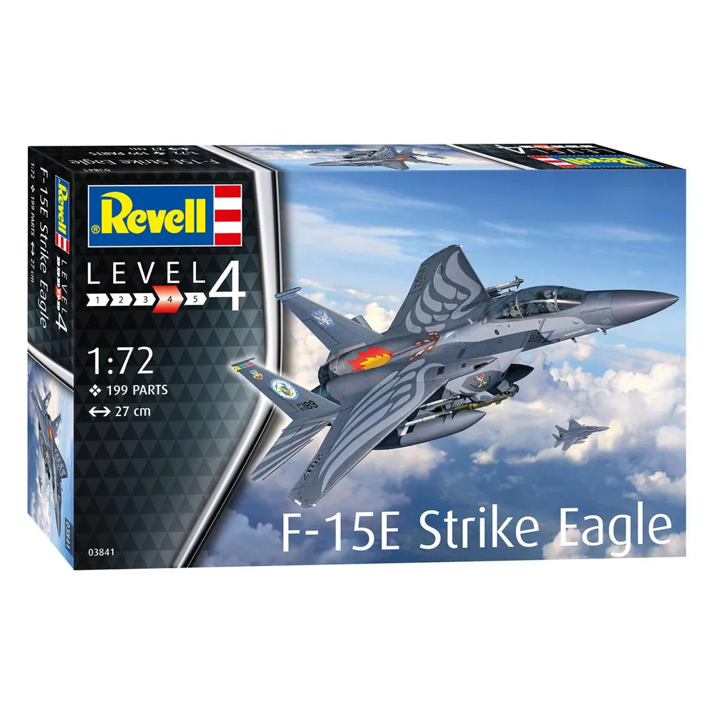 Maquette d'avion militaire F-15E Strike Eagle Revell 1/72 à monter soi-même