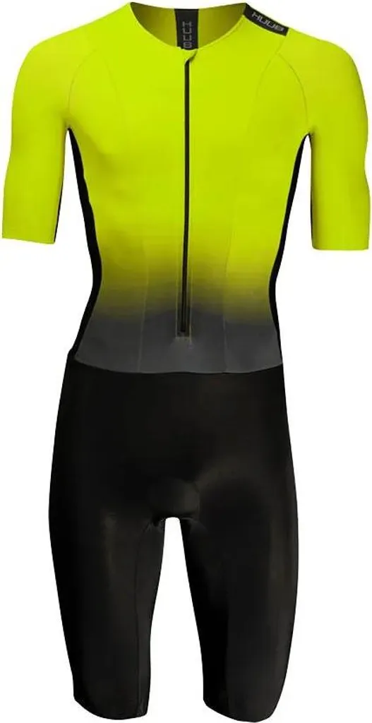 Trisuit Huub Jaune à Manches Courtes Homme S Textile Haute Qualité