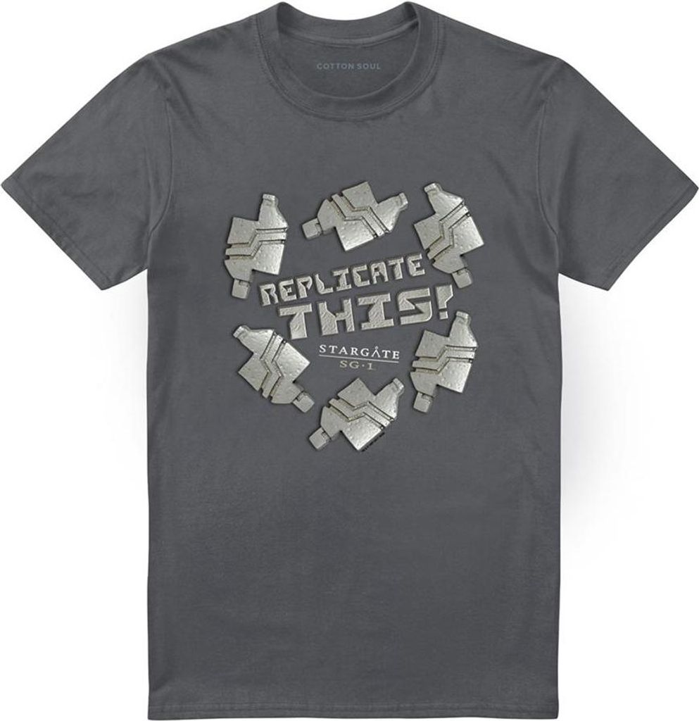 Stargate SG-1 - T-shirt "Replicate This" pour homme/femme Image du produit 