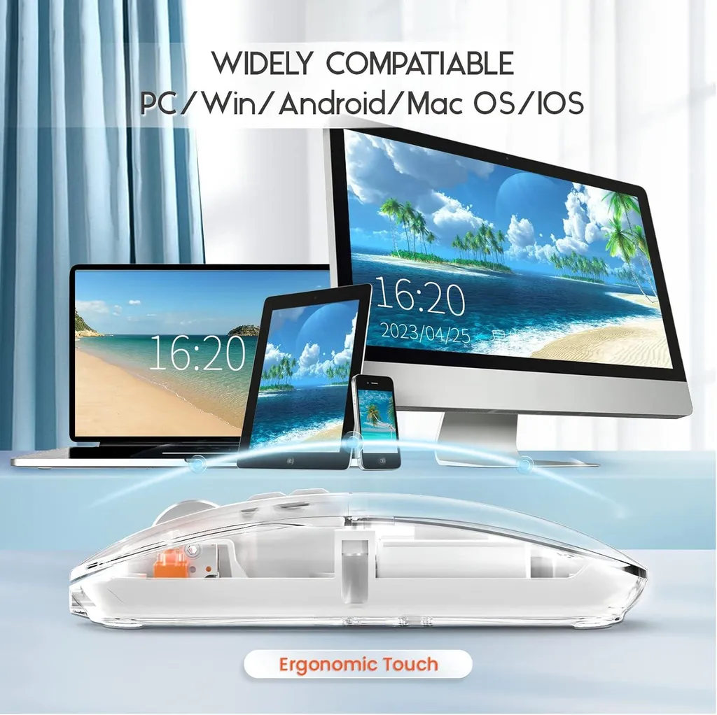 Mouse Trasparente LED Wireless - Il Regalo Tech Perfetto per il 2024 - 4