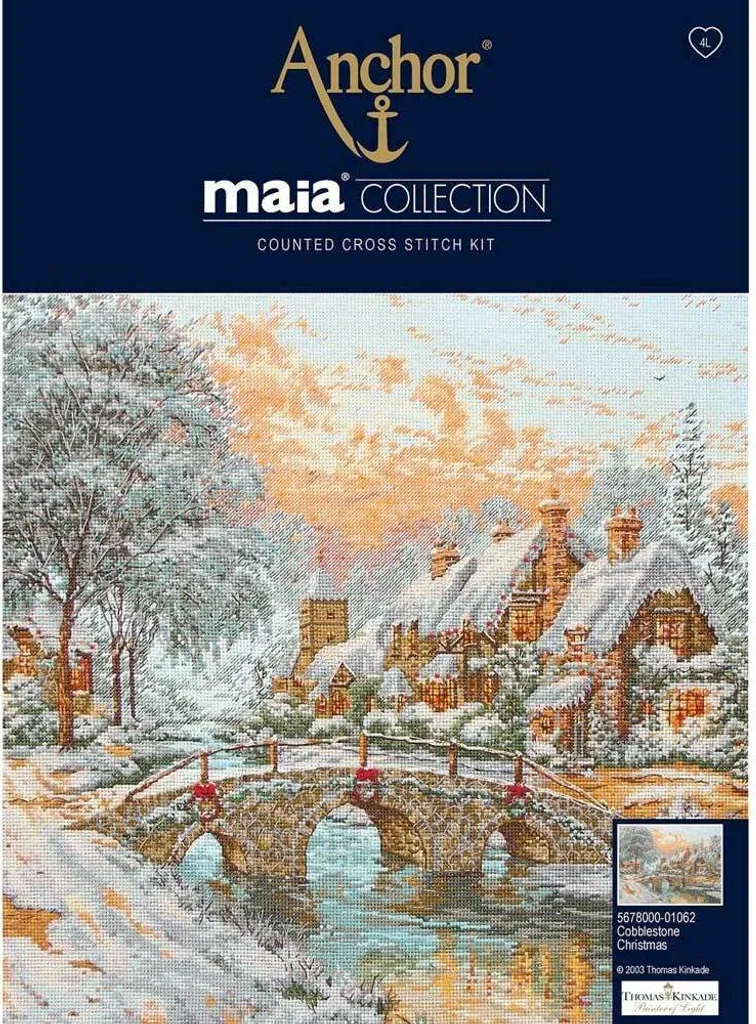 Réussir sa Décoration de Noël DIY avec le Kit Point de Croix Anchor Maia