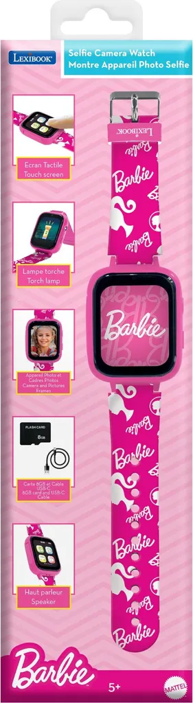 Lexibook Montre Intelligente avec Écran Tactile et Caméra pour Enfant