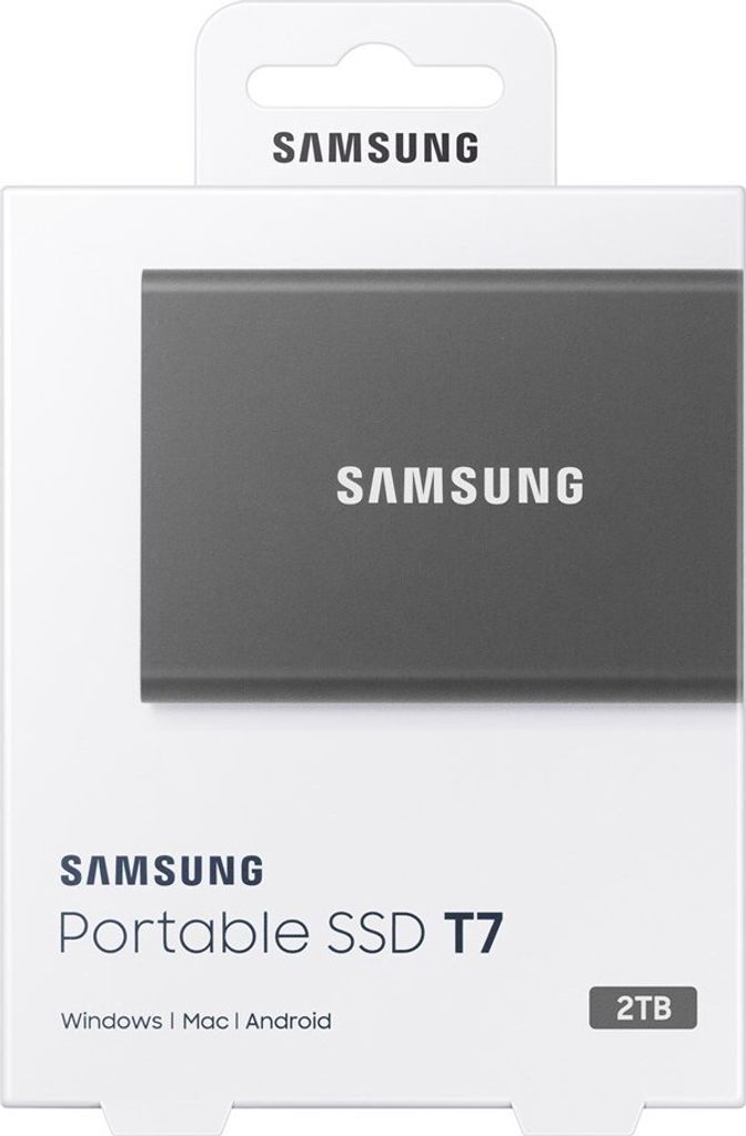 Samsung portable SSD T7    2TB USB 3.2 Gen 2 (USB-C) Produktbild 9