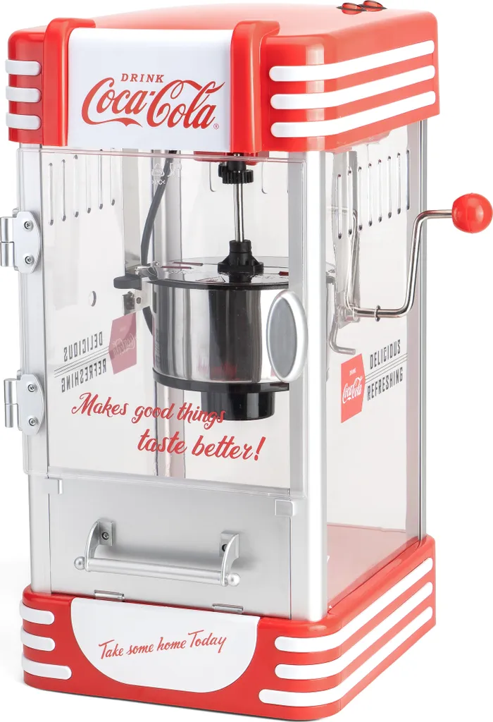 Machine à pop-corn vintage Coca Cola SNP-27CC pour cuisine et réception - 4