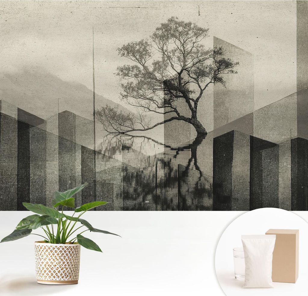 Fototapete - 152x104 cm - Tapete - Wandtapete - Wandbilder - Dekofolie - Tapete Folie - Wand - Dekoration - Wohnzimmer - Unverfälschte Eleganz
