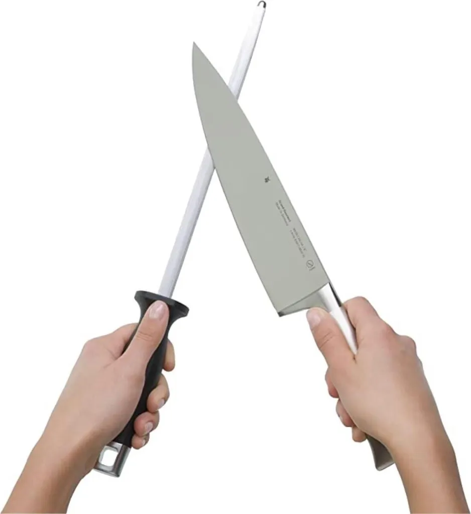 WMF Grand Gourmet, acciaino 36 cm, asta di affilatura per coltelli - 8