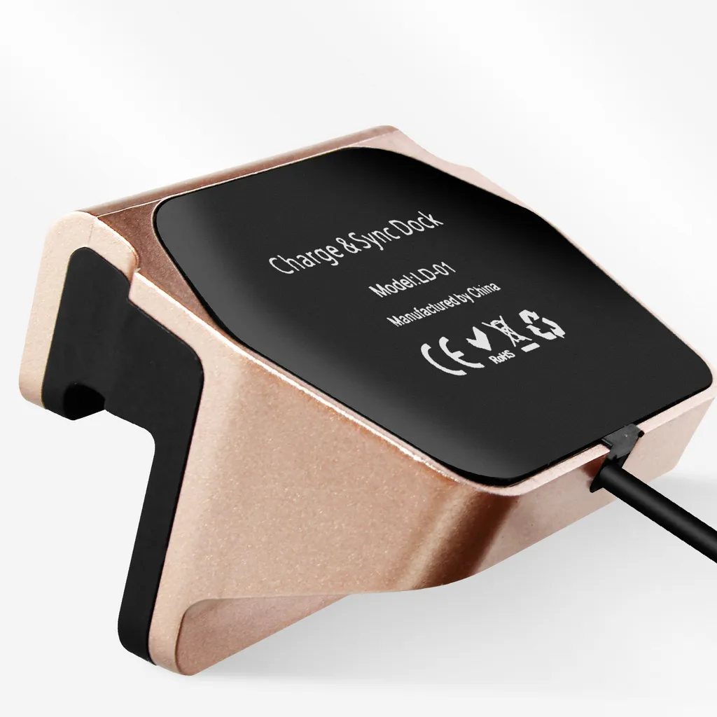 Stazione Ricarica iPhone Oro Rosa - Docking Station Lightning Sync & Charge - 5