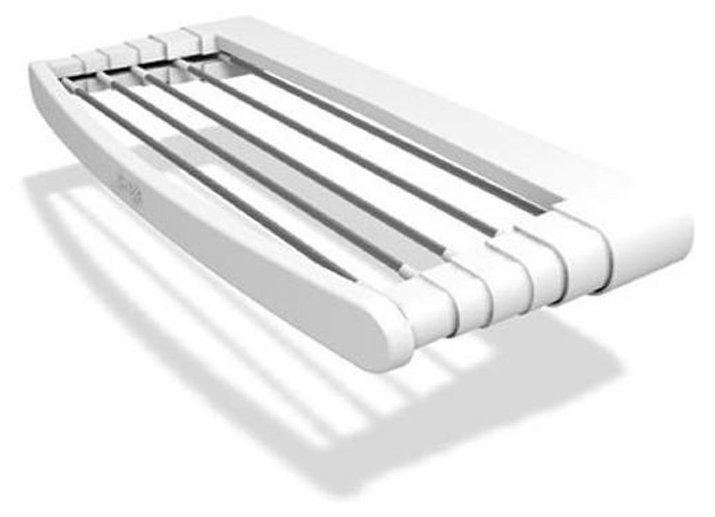 Gimi TELEPACK 100, Wandrek voor wasgoed, Aluminium, Productafbeelding 