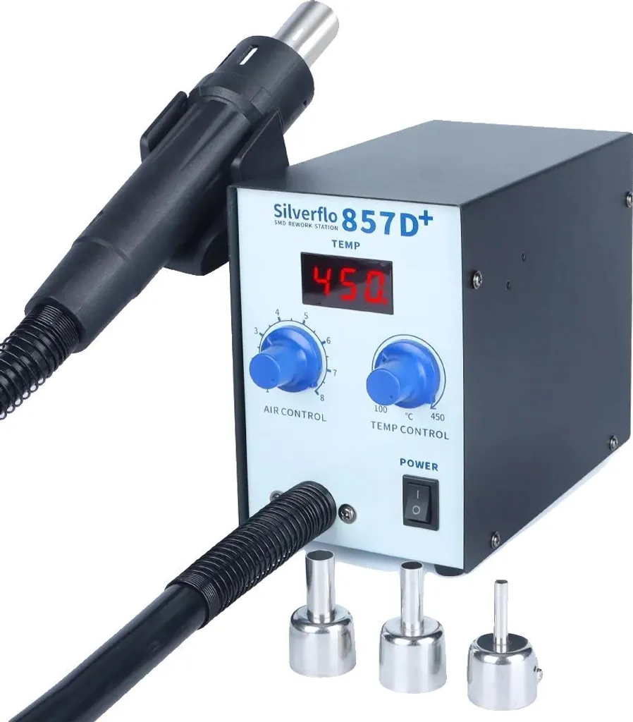 Station de soudage à air chaud 600W pour réparation électronique PID