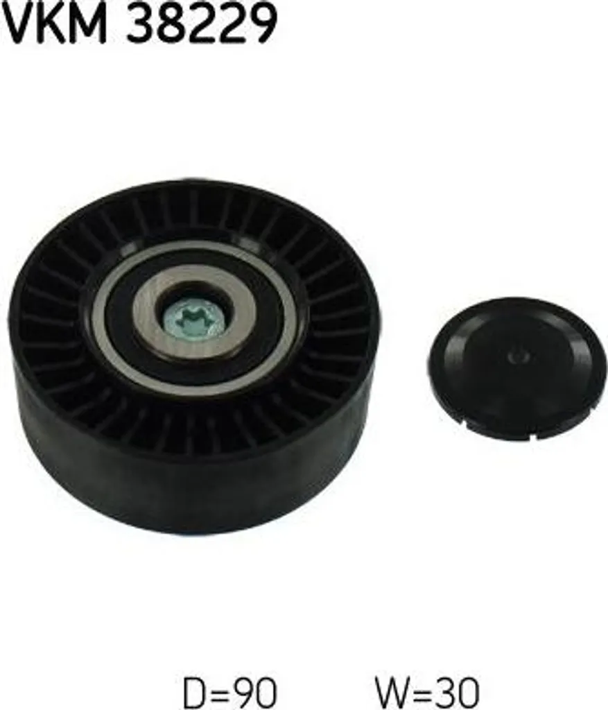 BMW 11287557851 Rullo Guida SKF VKM 38229 per Serie 1 e Serie 3 E9x