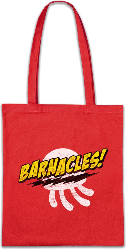 Urban Backwoods Jellyfishing Barnacles, Stofftasche, Farbe: Rot