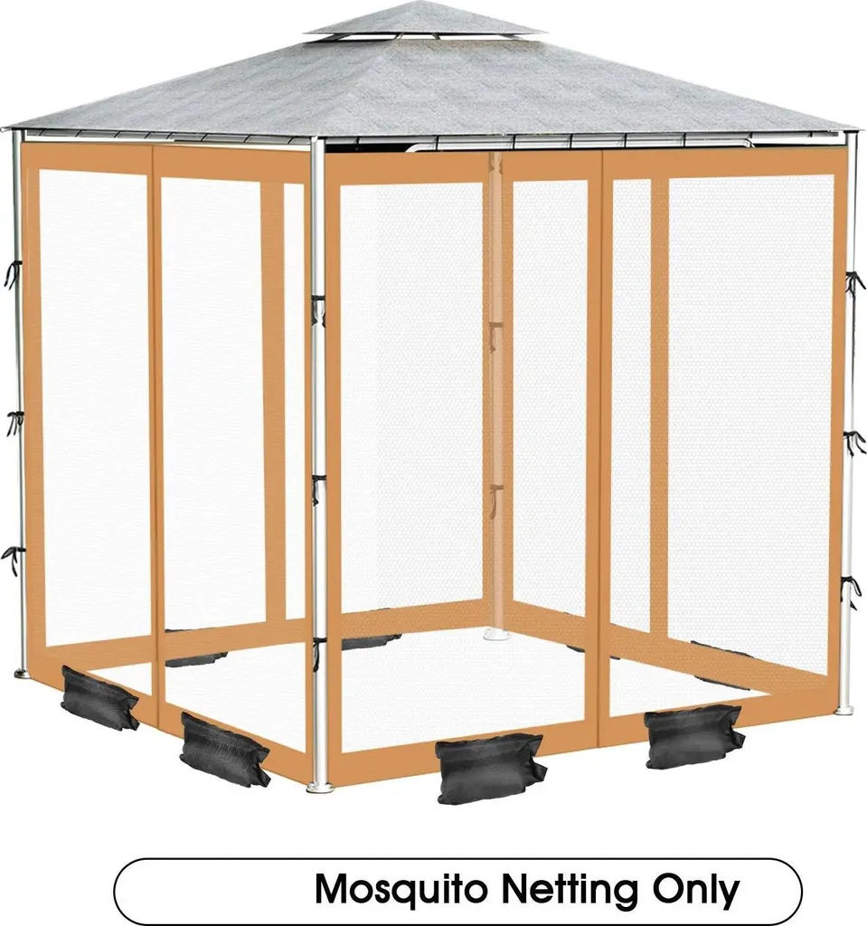 Grande moustiquaire carrée pour lit King Size blanche zippée anti-moustique