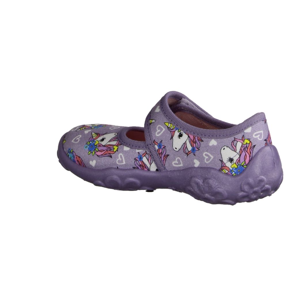 Superfit Kinder-Hausschuh Bonny Einhorn Lila-Mehrfarbig, Produktbild 6