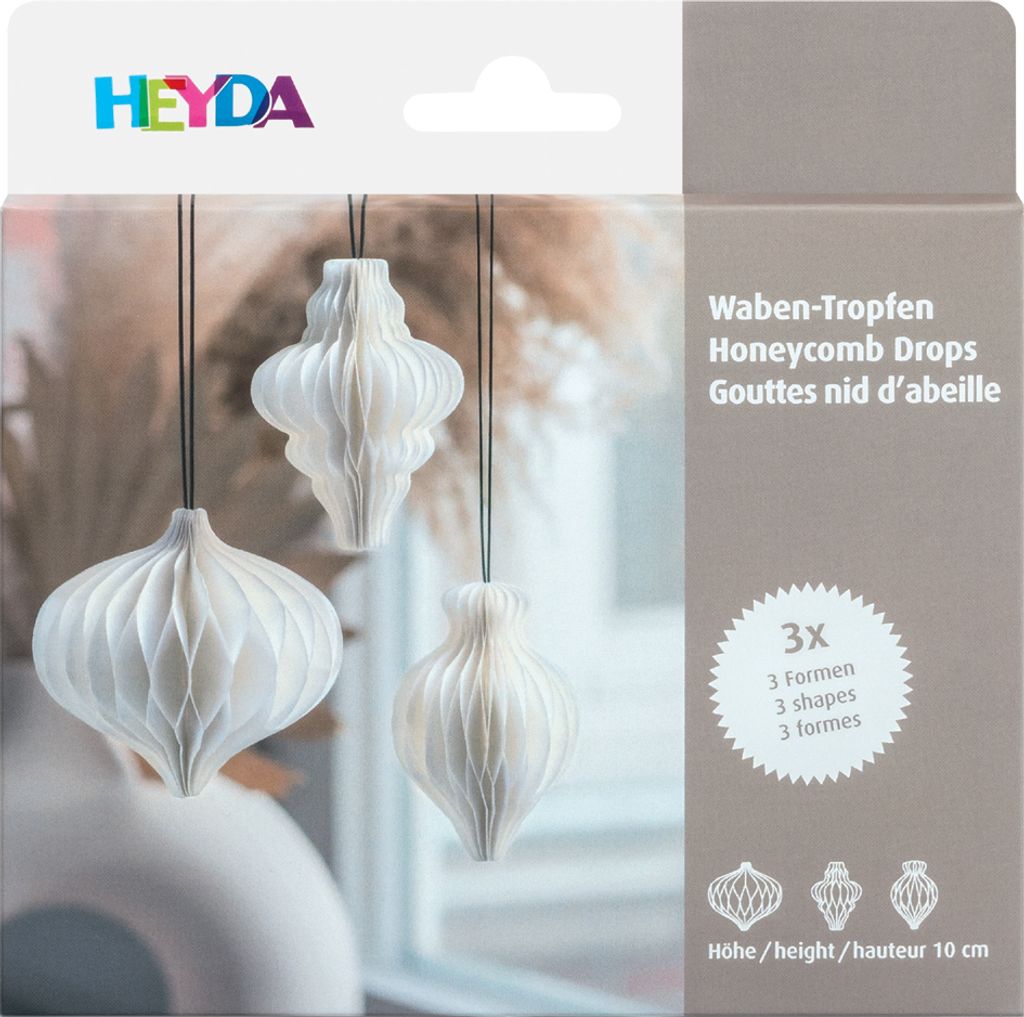 HEYDA kit de décoration en nid d'abeille "goutte de nid Image du produit 