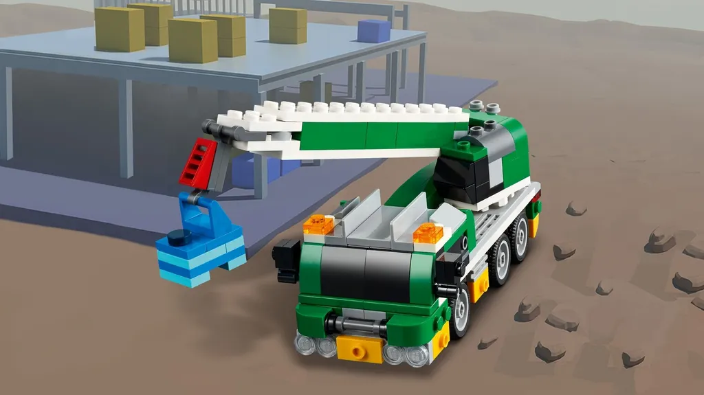 Jeu de construction camion de transport LEGO Creator 3 en 1 modulable - 44