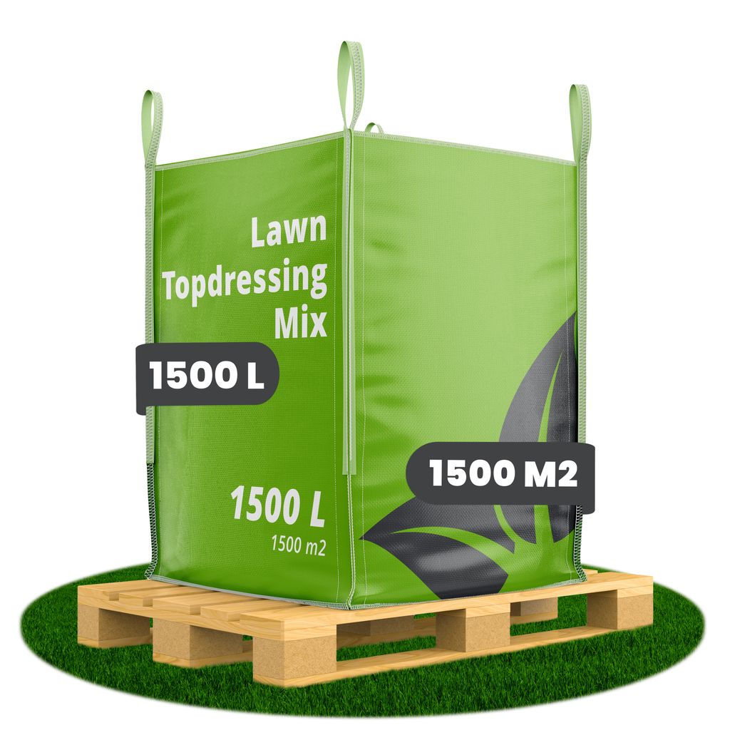 Rasen-Topdressing - Mischung mit Mykorrhiza und Rhizobakterien (Big Bag 1500 Liter - für 1500m2)- Organifer