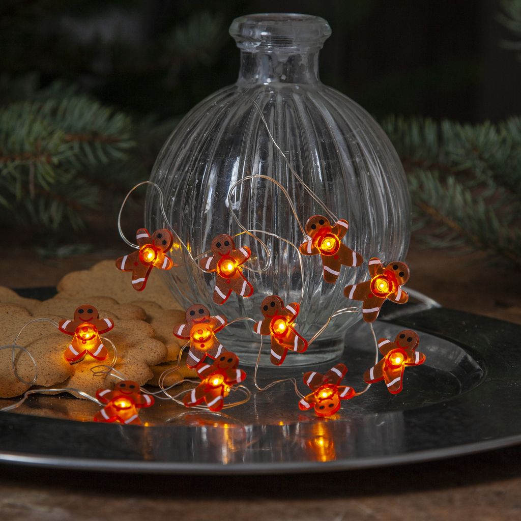 LED Lichterkette Lebkuchenmänner - 12 | Kaufland.de