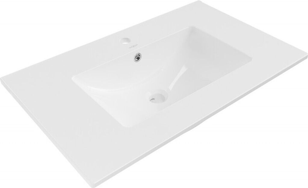 Mexen Atena Unterputz-Waschtisch 75 x 46 cm, Weiß - Produktbild 