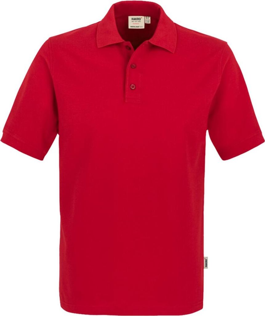 HAKRO Hakro Uni Poloshirt Mikralinar ECO GRS #569 Gr. 5XL rot