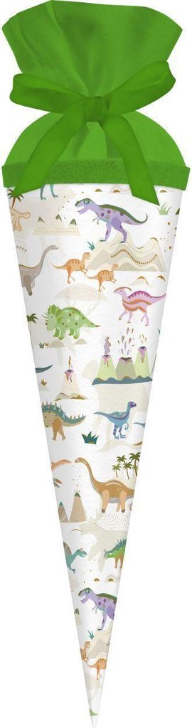 Goldbuch-Schultasche mit Dinosauriern – goldfarbener Produktbild 