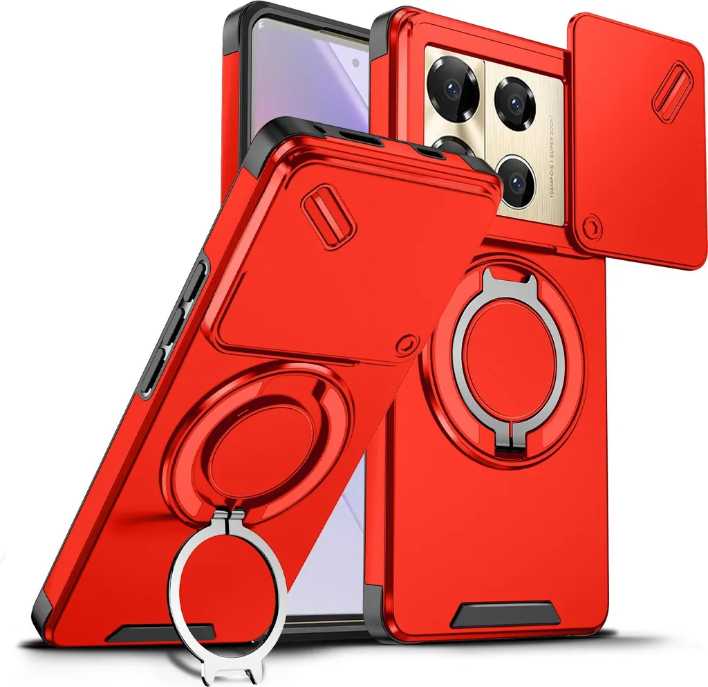 Custodia Rossa Infinix Note 40 Pro: Stile Urban e Sicurezza Pro