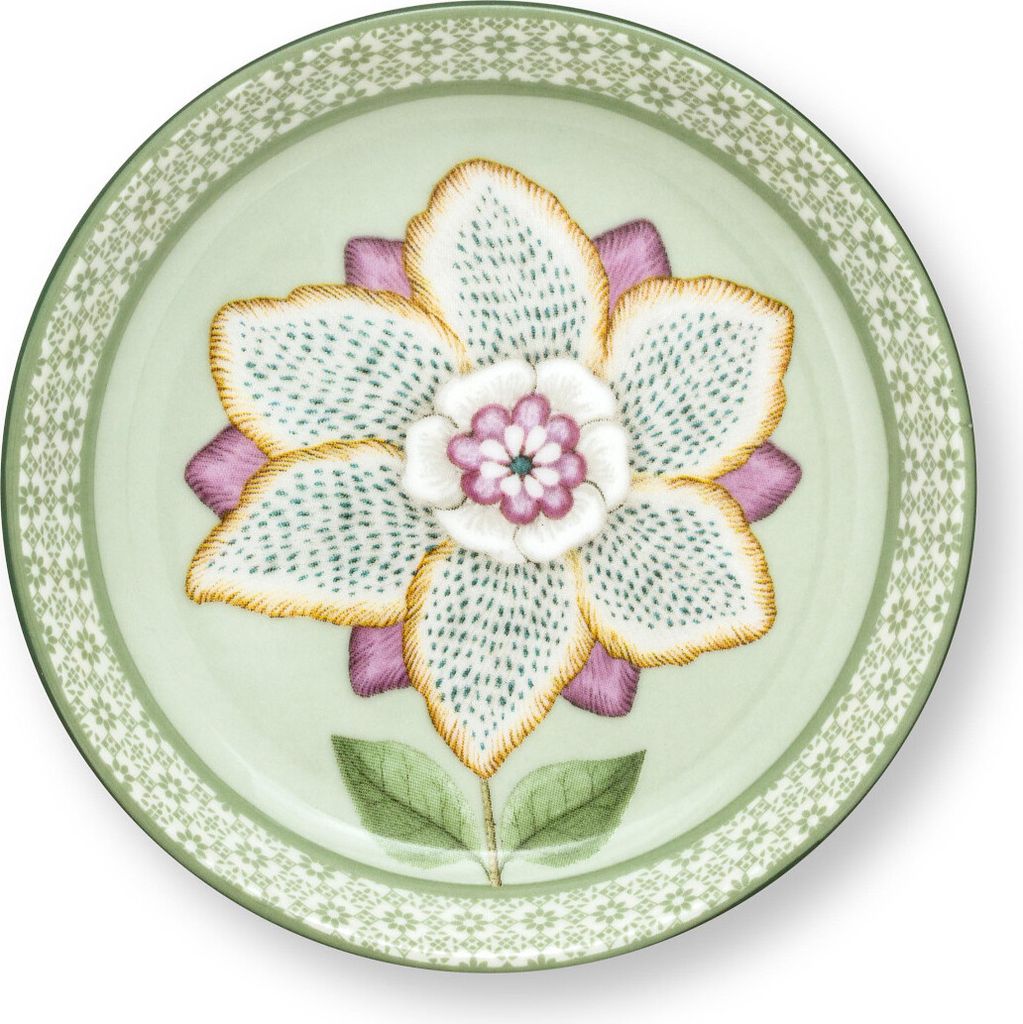 PIP STUDIO Lily&Lotus Light Green Teebeutelablage 9cm
