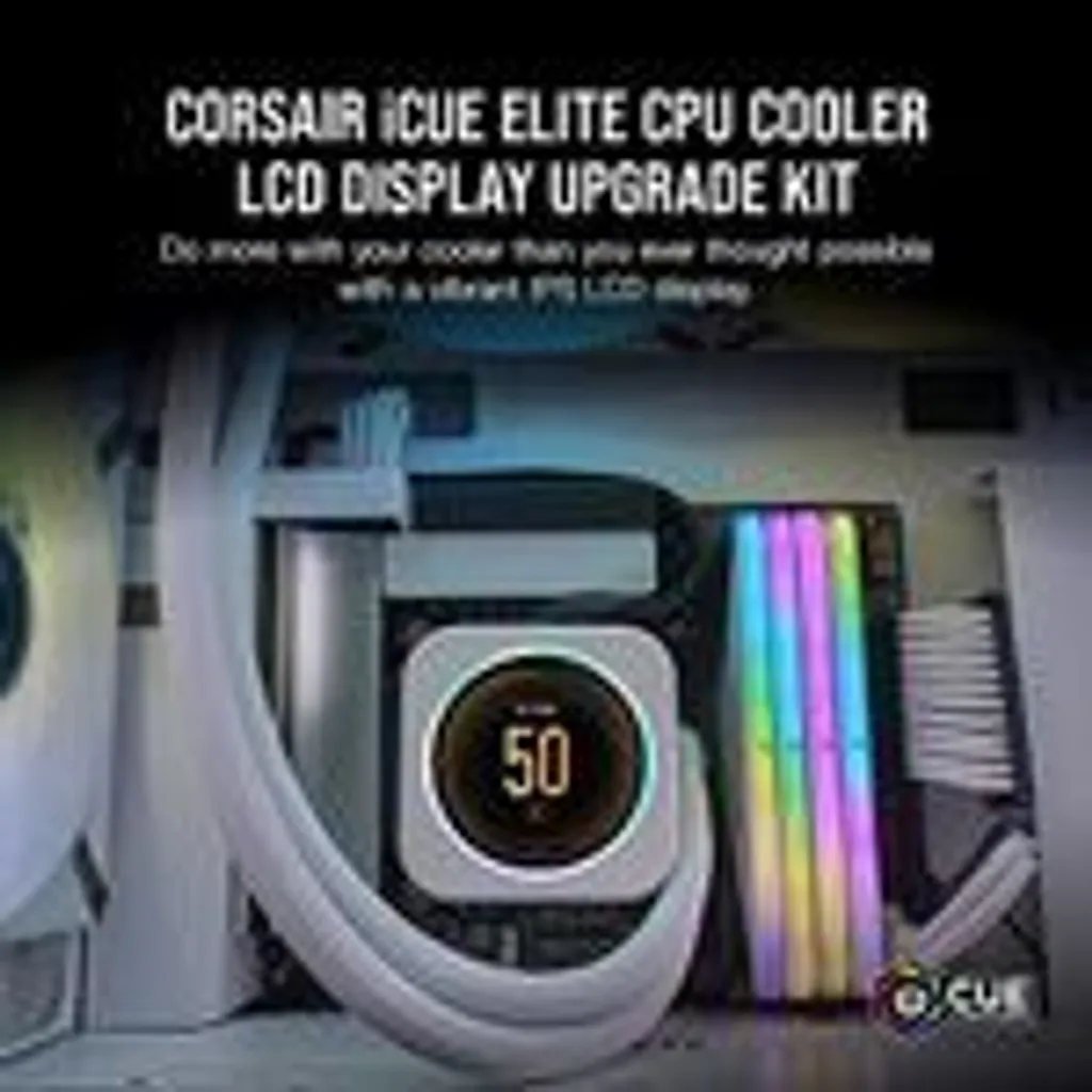 Écran LCD Personnalisable Corsair iCUE ELITE Kit d'Évolution Blanc PC - 3