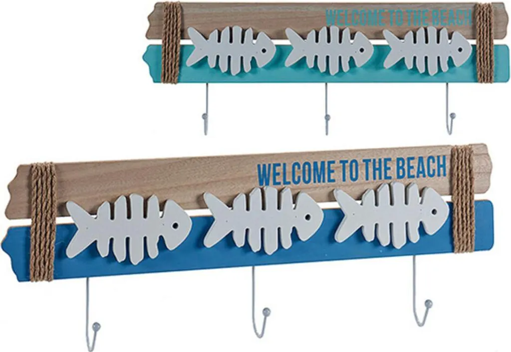 Appendiabiti da Muro per Bambini e Adulti - Legno Resistente 59 cm