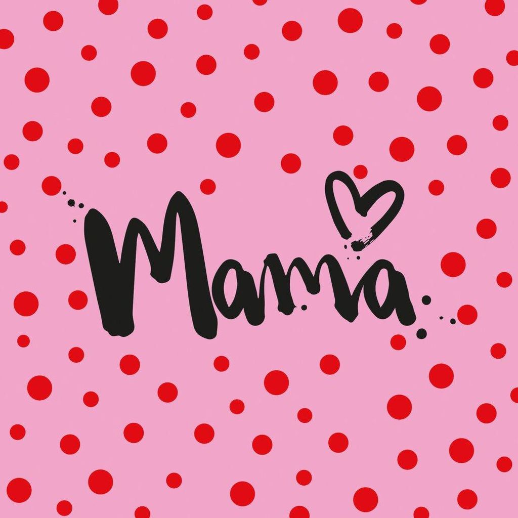 Servietten 33x33 cm - Formart Mama Produktbild 